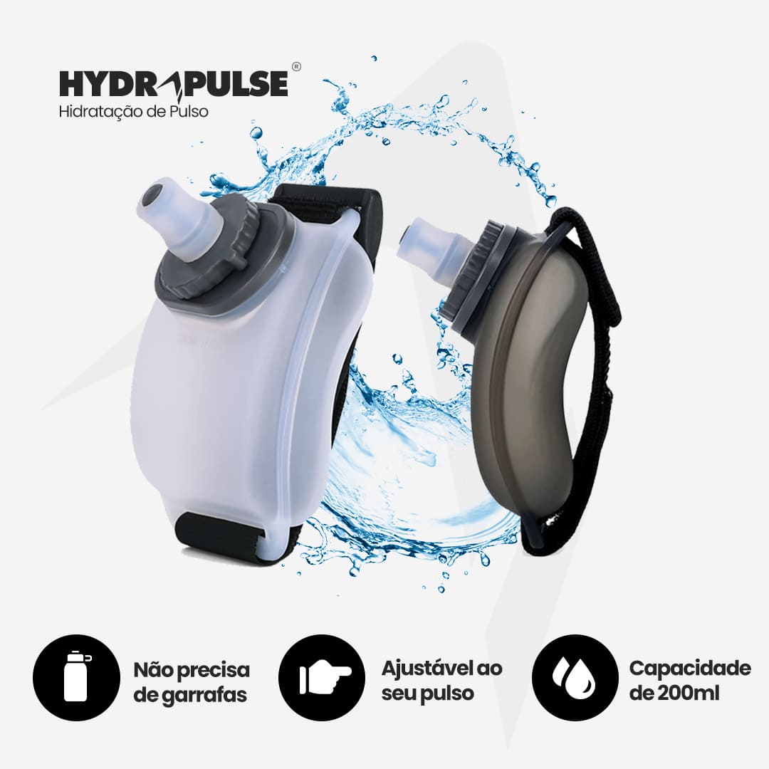 Garrafa de Água de Pulso para Corrida 200ml