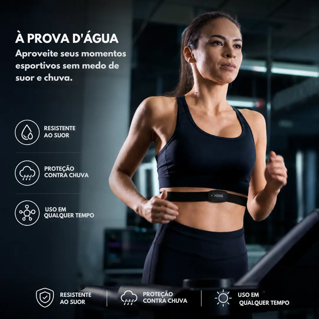 Cinta Cardíaca Bluetooth para Corrida Monitor de Frequência Cardíaca