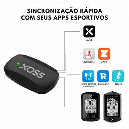 Cinta Cardíaca Bluetooth para Corrida Monitor de Frequência Cardíaca