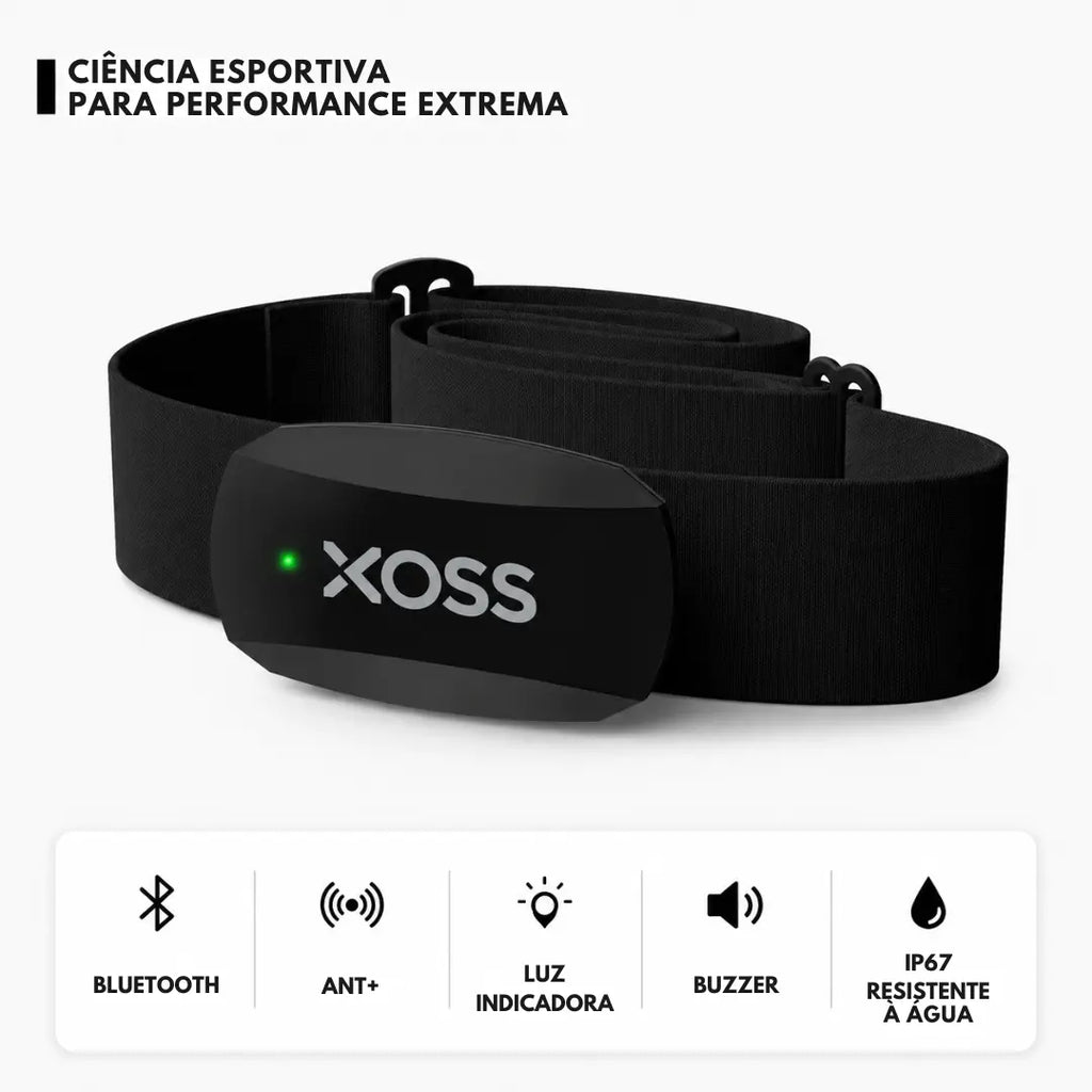Cinta Cardíaca Bluetooth para Corrida Monitor de Frequência Cardíaca