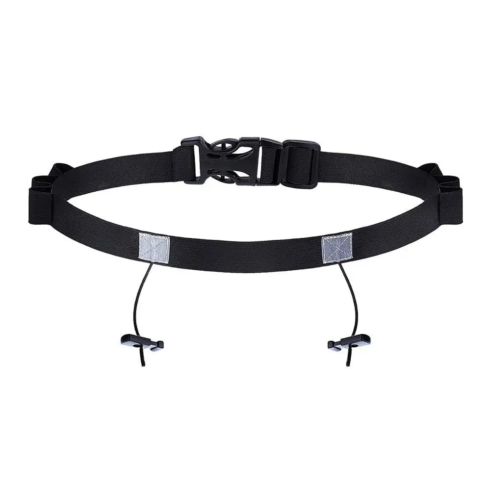 Cinto Porta Número para Corrida Ajustável com Suporte para Gel