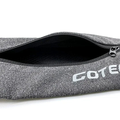 Cinto Refletivo de Corrida com 2 Bolsos Ajustável e Impermeável