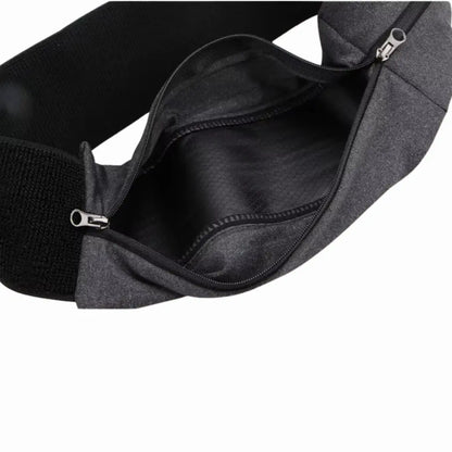 Cinto Refletivo de Corrida com 2 Bolsos Ajustável e Impermeável