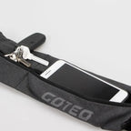 Cinto Refletivo de Corrida com 2 Bolsos Ajustável e Impermeável