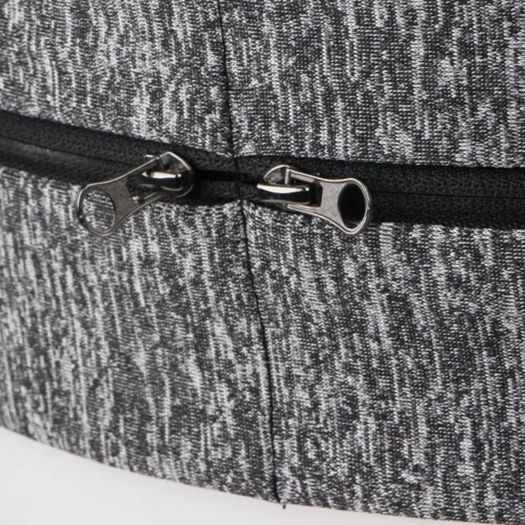 Cinto Refletivo de Corrida com 2 Bolsos Ajustável e Impermeável