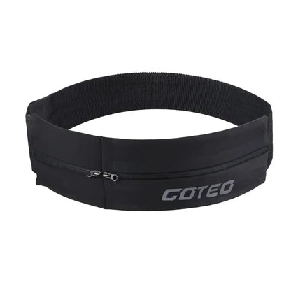 Cinto Refletivo de Corrida com 2 Bolsos Ajustável e Impermeável