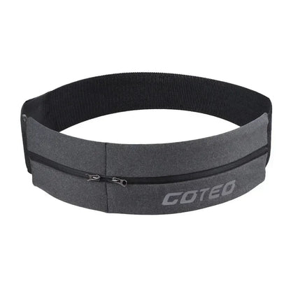 Cinto Refletivo de Corrida com 2 Bolsos Ajustável e Impermeável