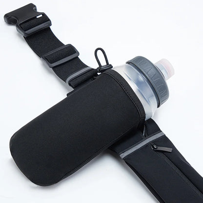 Cinto de Corrida com Garrafa 550ml Leve e Ajustável