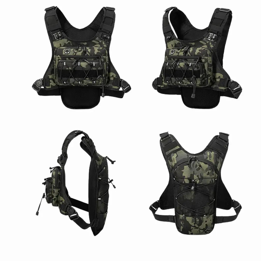 Colete de Corrida com Bolso Frontal Leve para Hidratação