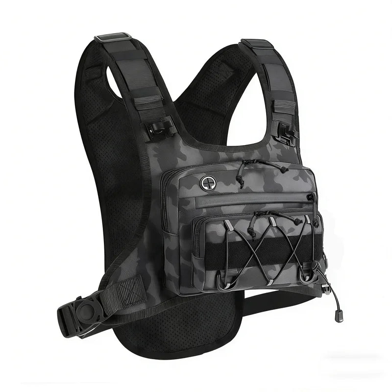 Colete de Corrida com Bolso Frontal Leve para Hidratação