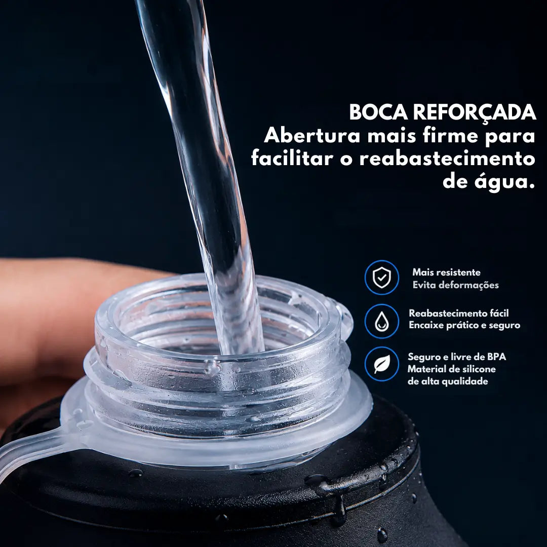 Garrafa Soft Flask Dobrável Wrels