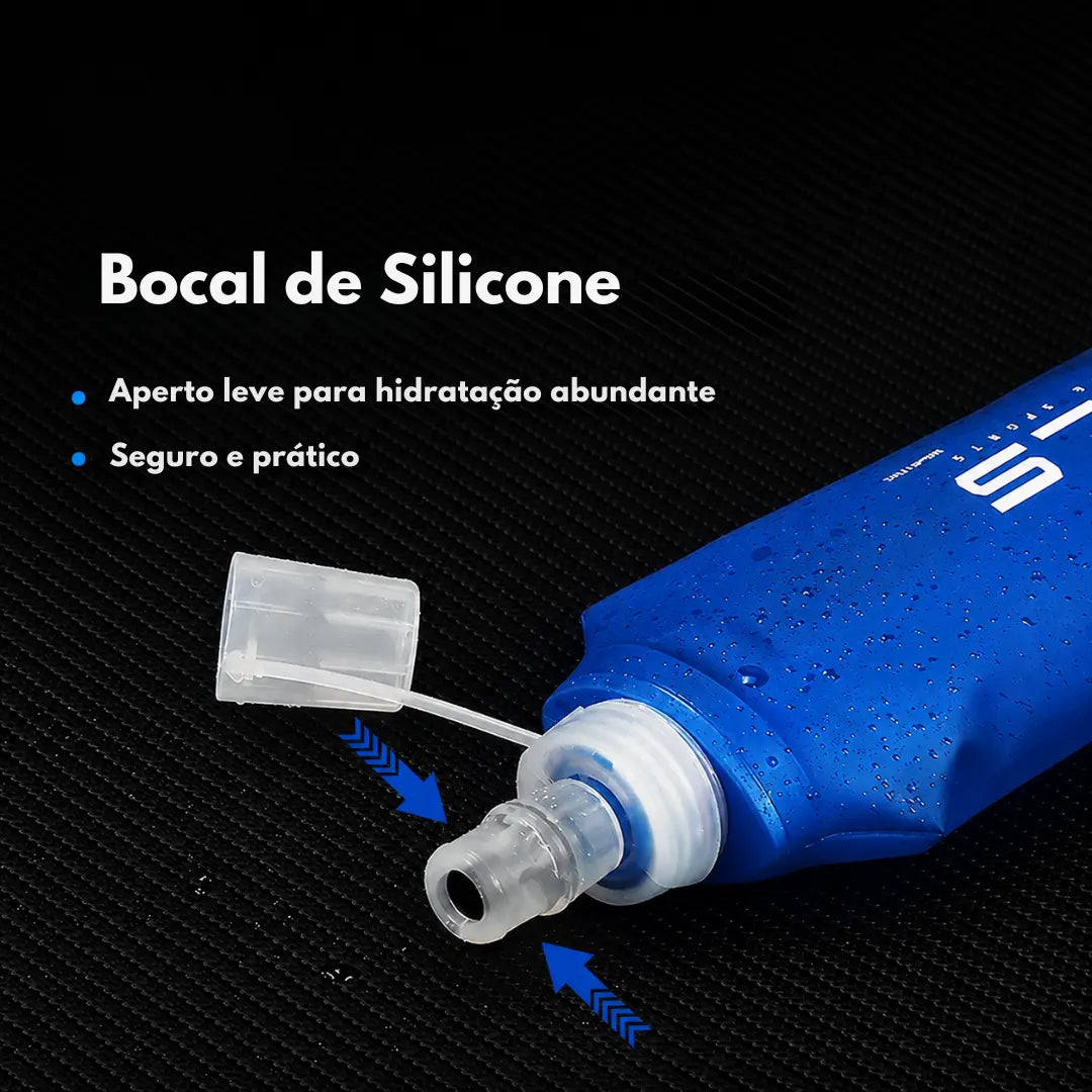 Garrafa Soft Flask com Canudo