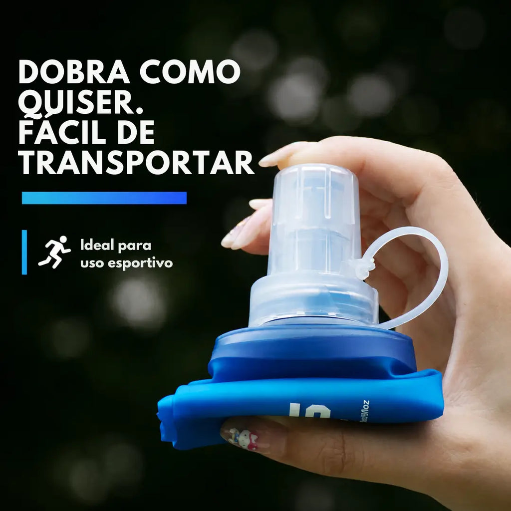 Garrafa Soft Flask com Canudo
