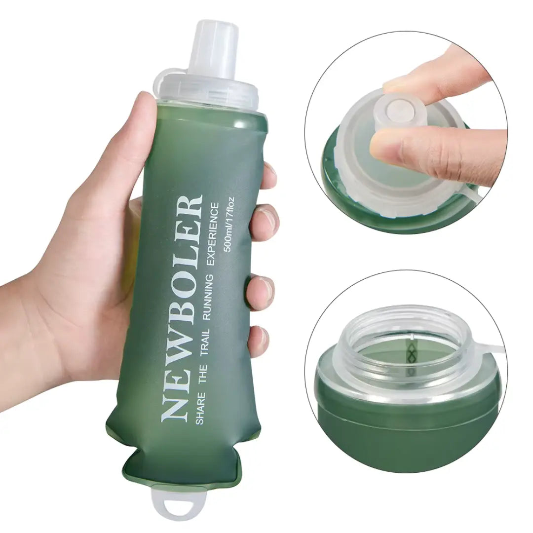 Garrafa de Pulso Dobrável 500ml