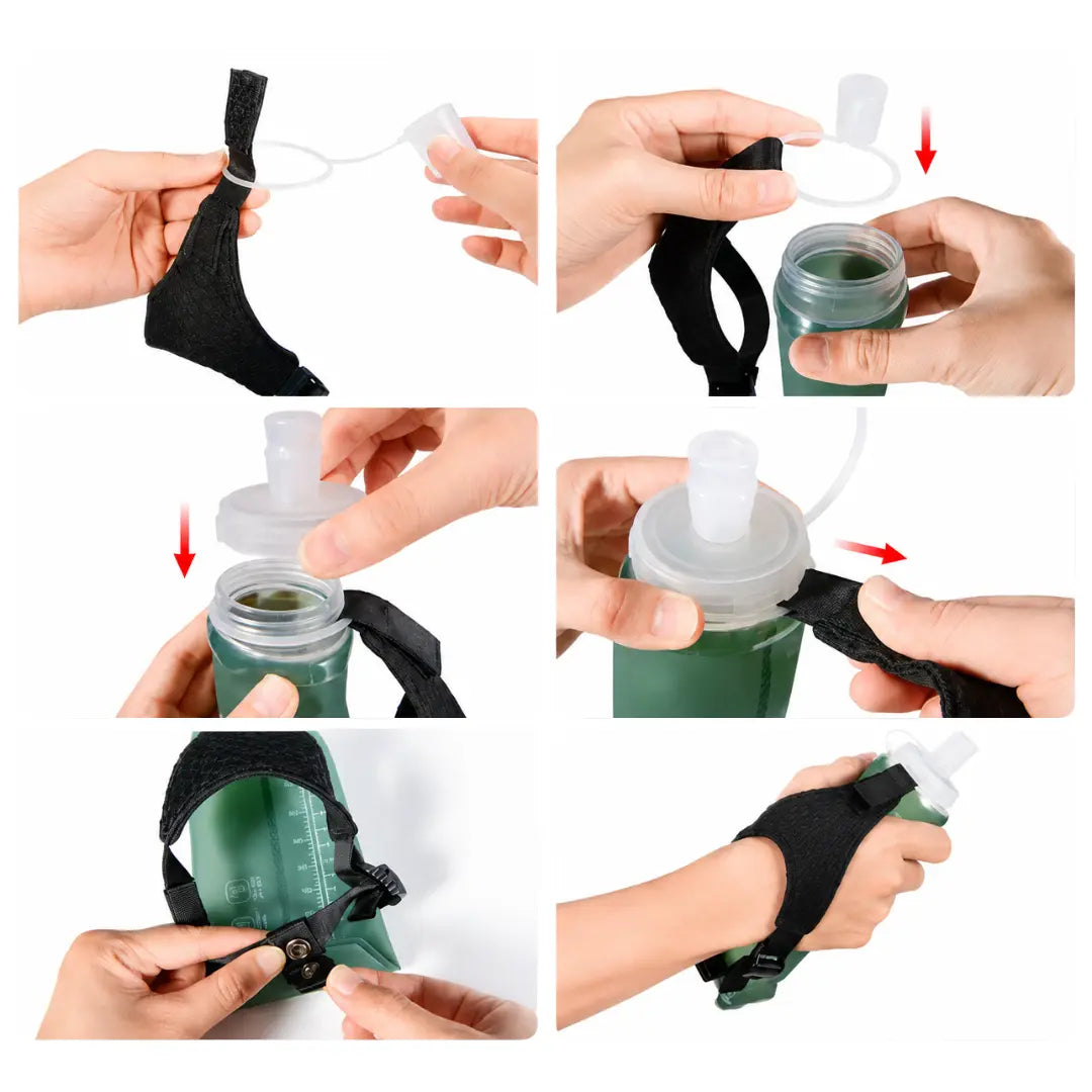 Garrafa de Pulso Dobrável 500ml