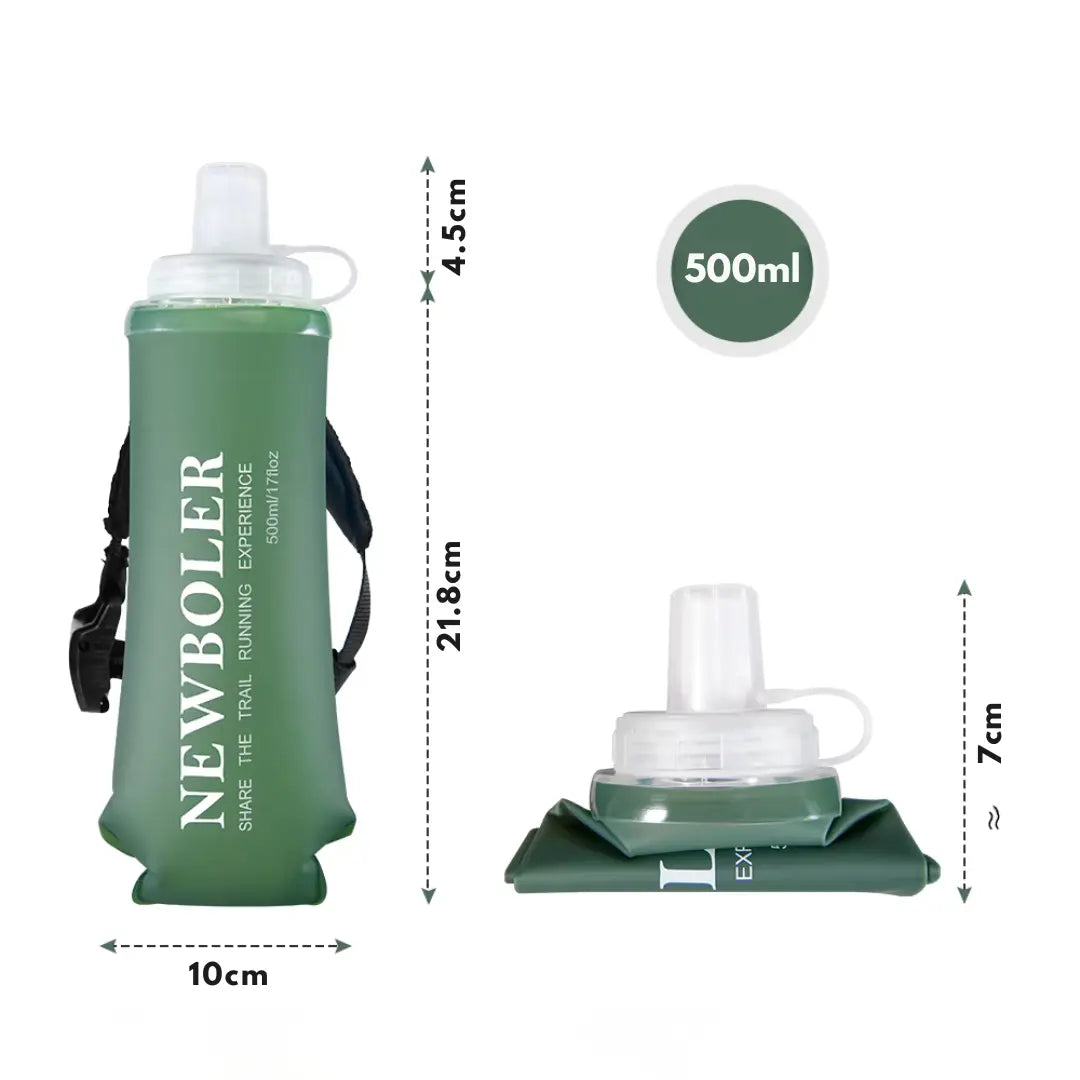Garrafa de Pulso Dobrável 500ml