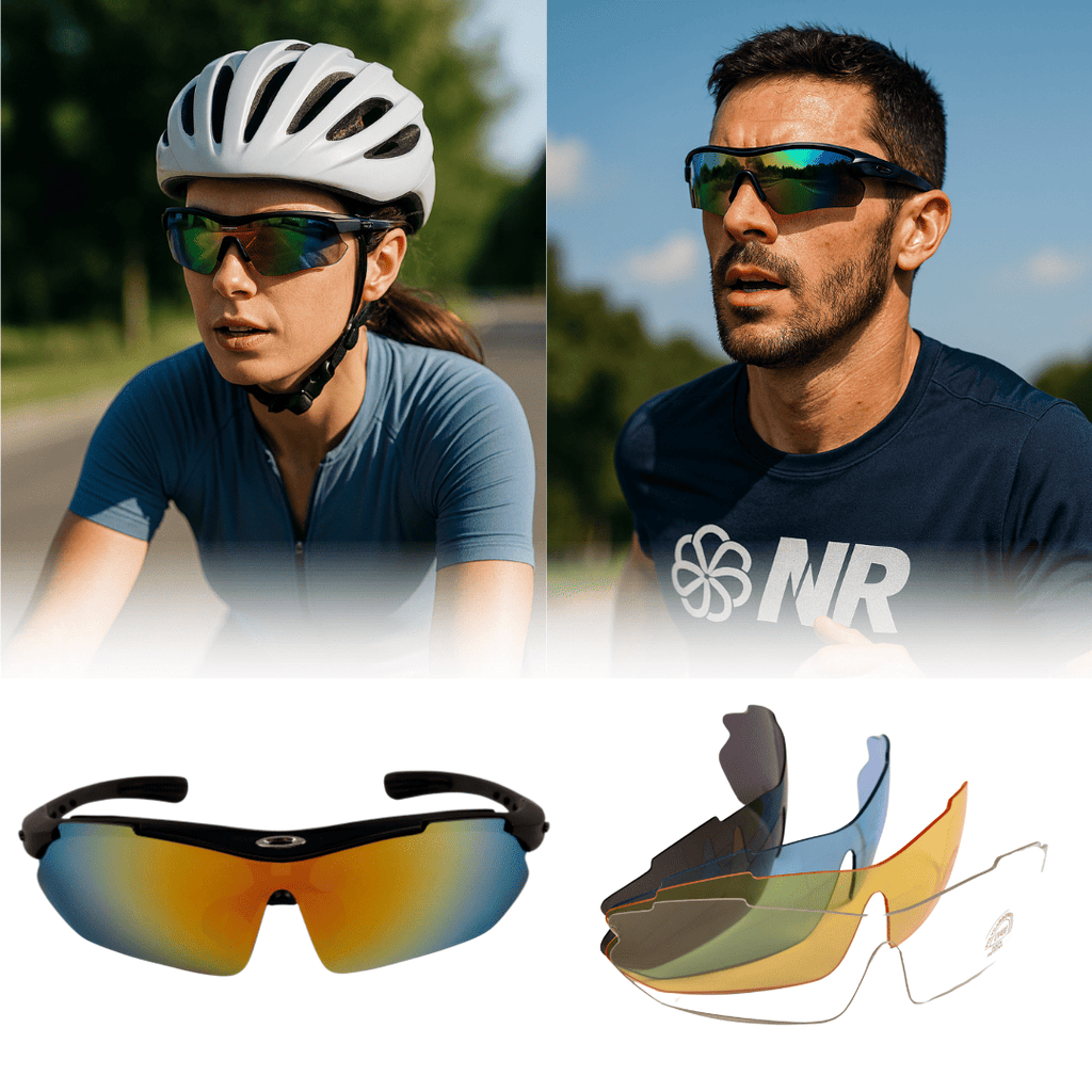 Óculos Esportivo Polarizado 5 Lentes
