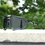 Óculos Esportivo UV400 com Lente Panorâmica Leve para Corrida e Ciclismo