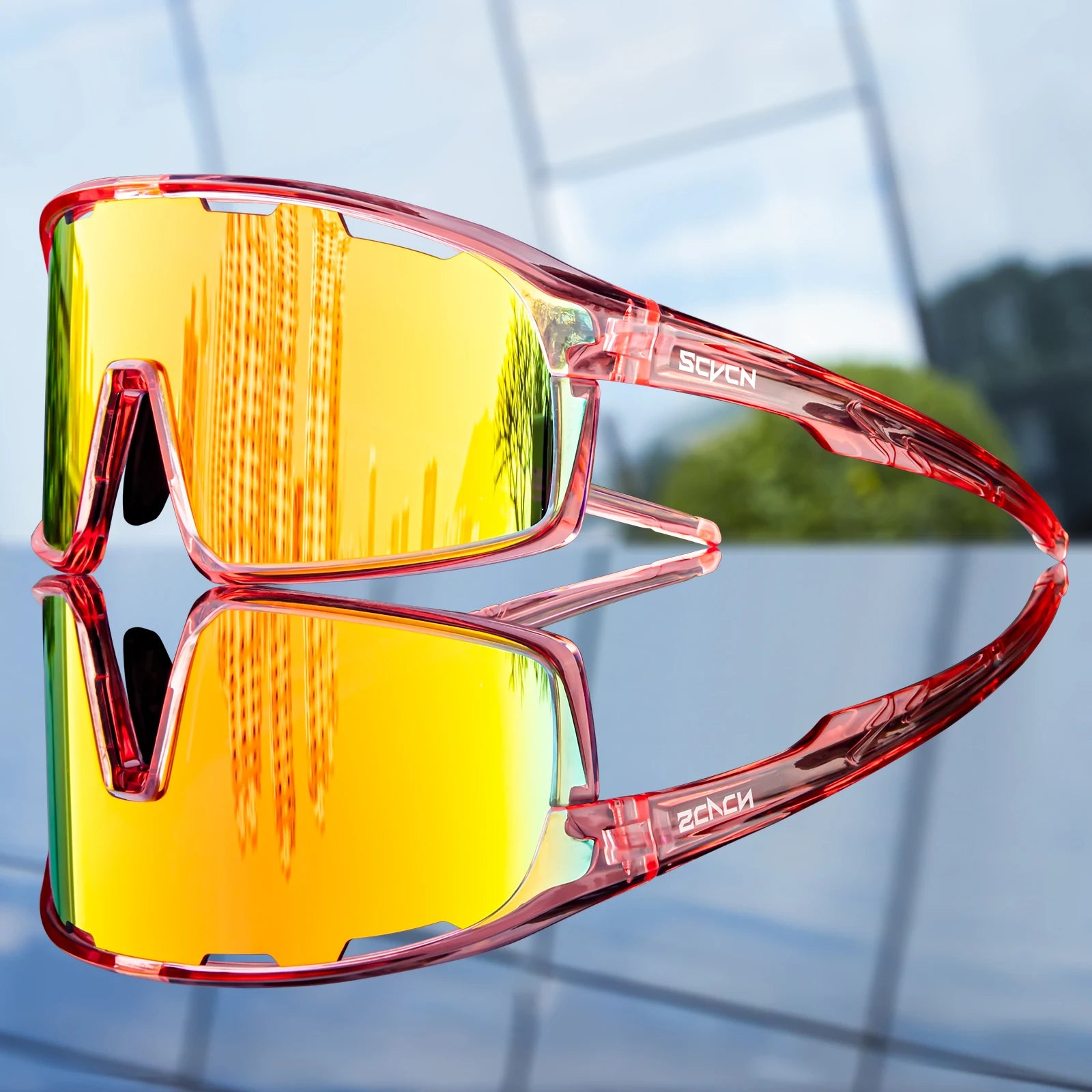 Óculos Outdoor UV400 para Corrida Leve e Resistente