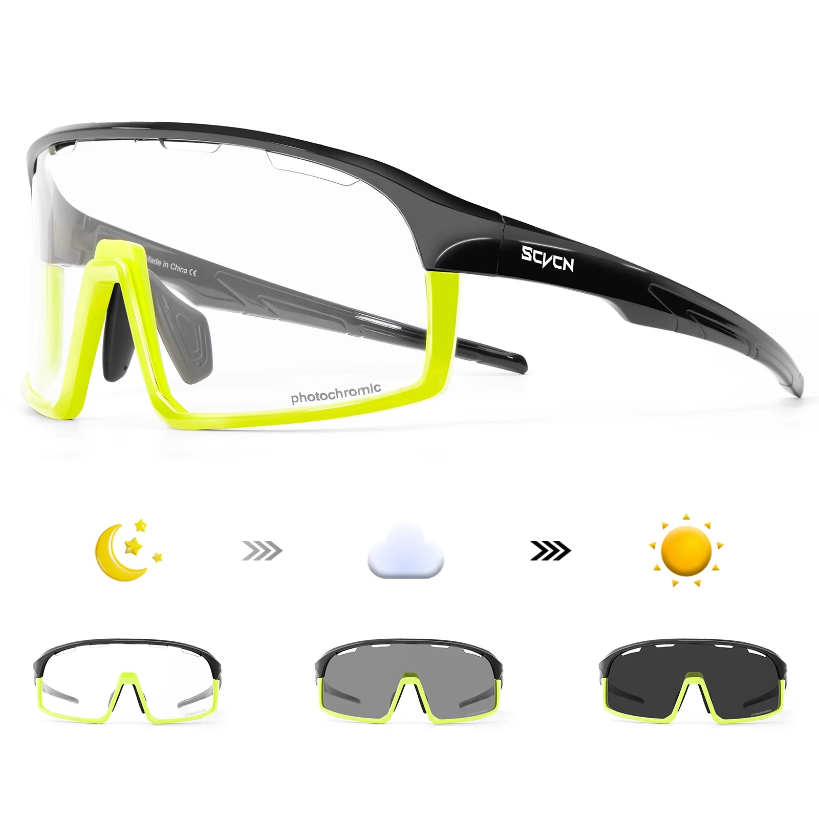 Óculos Outdoor UV400 para Corrida Leve e Resistente