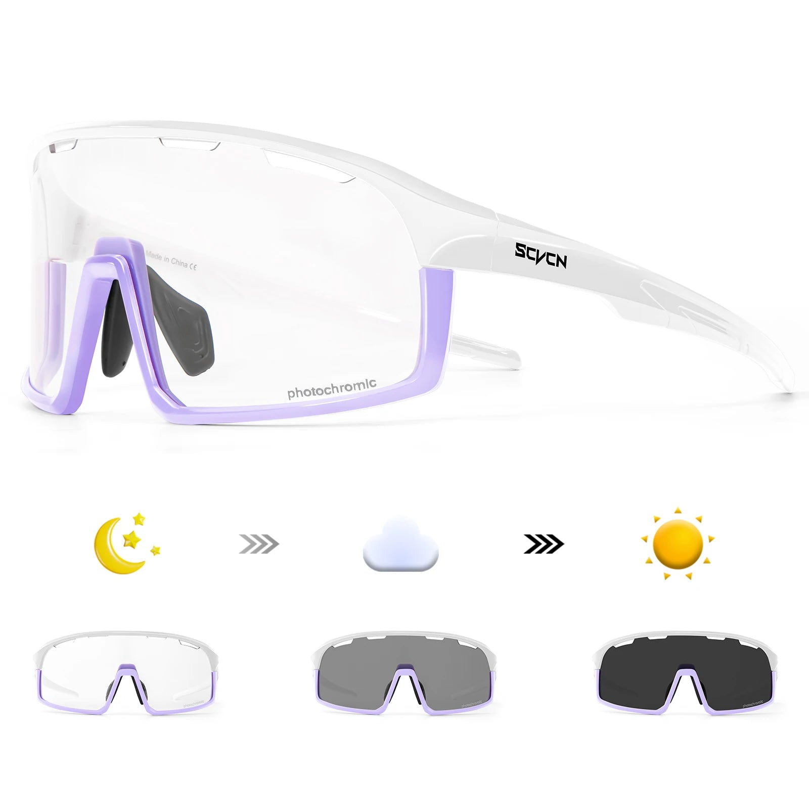Óculos Outdoor UV400 para Corrida Leve e Resistente
