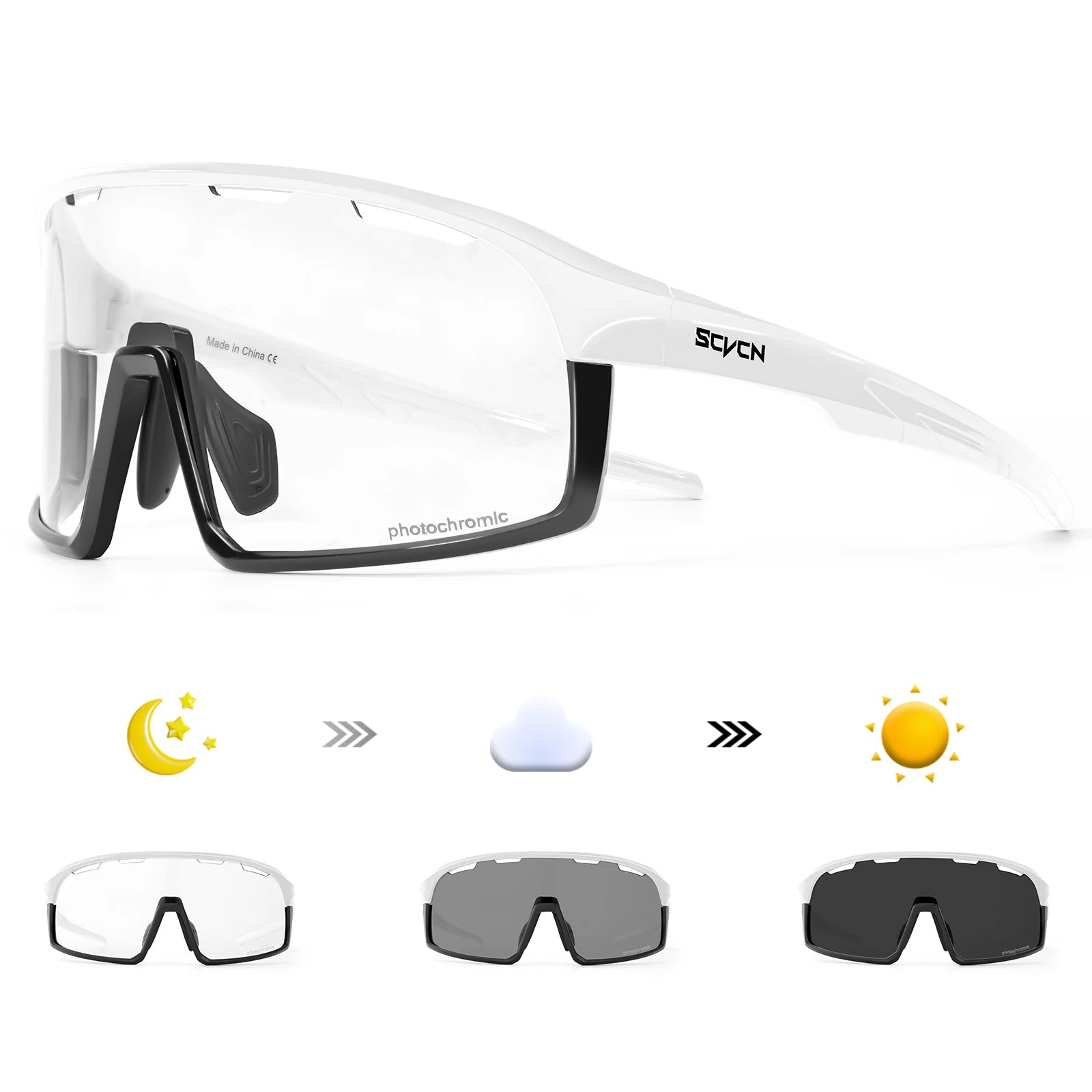 Óculos Outdoor UV400 para Corrida Leve e Resistente