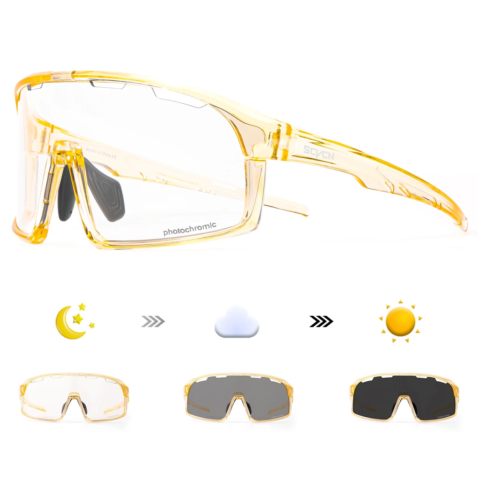 Óculos Outdoor UV400 para Corrida Leve e Resistente