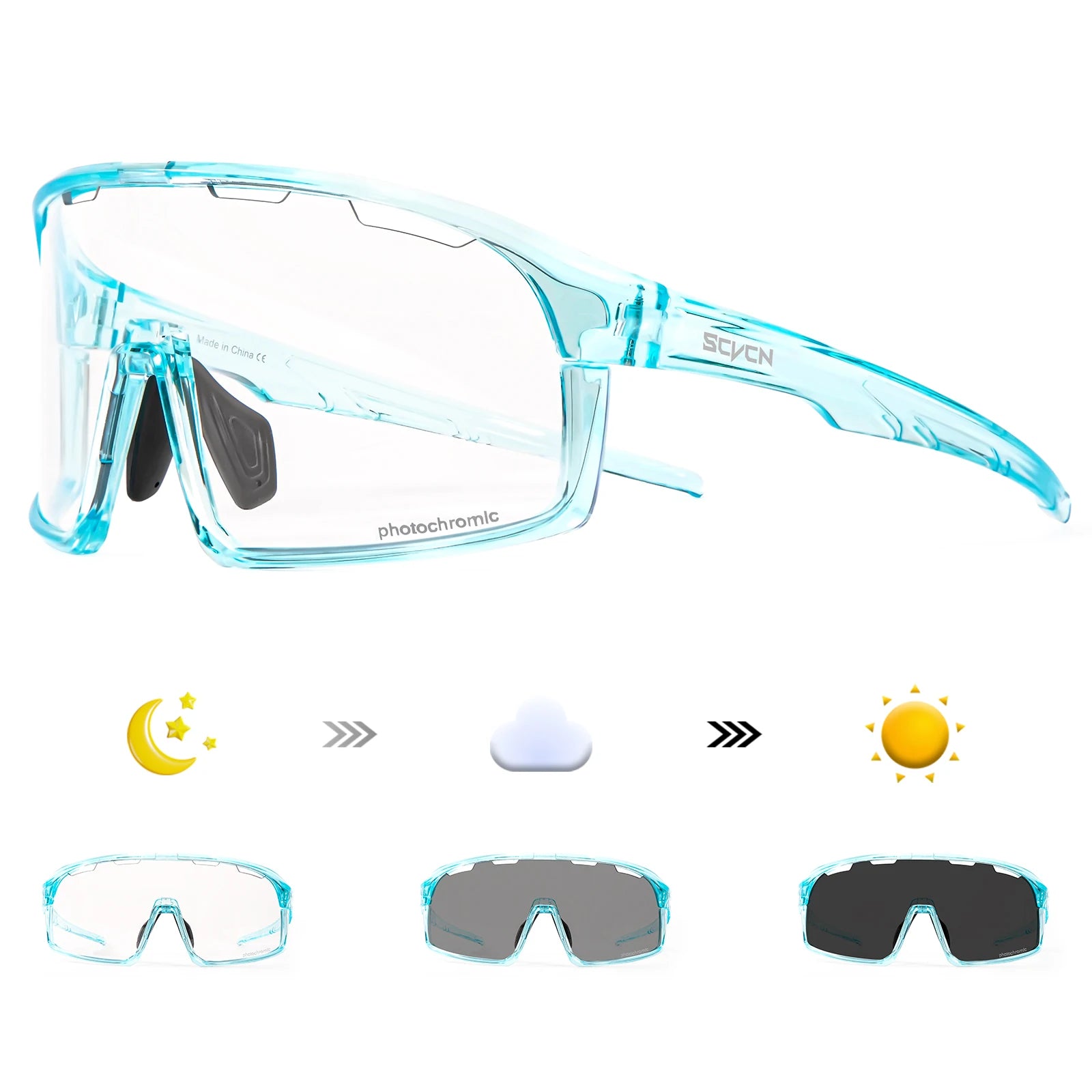 Óculos Outdoor UV400 para Corrida Leve e Resistente