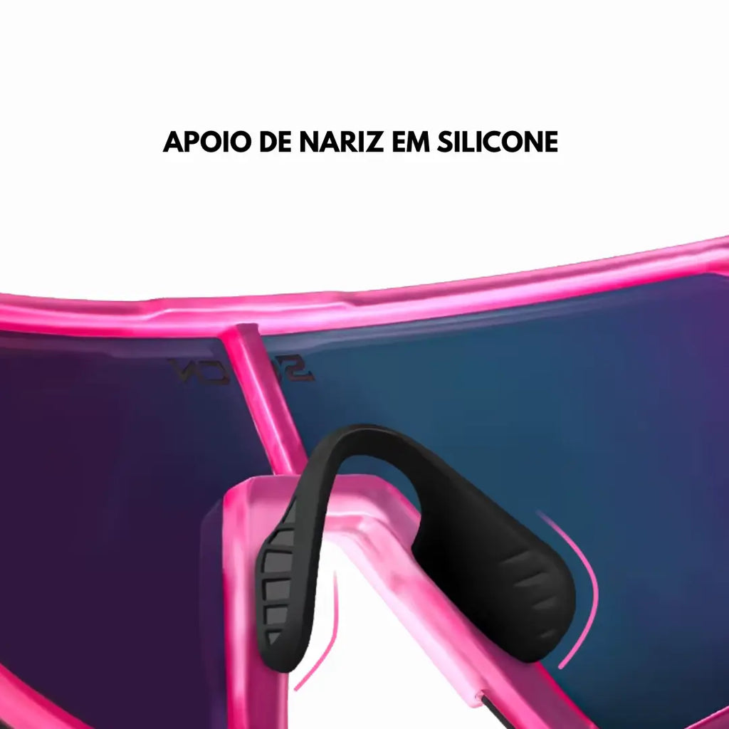 Óculos de Corrida UV400 Esportivo Leve e Resistente