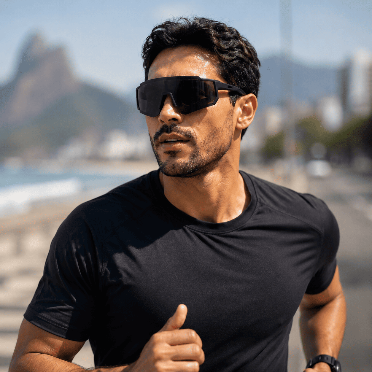 Óculos Esportivo Polarizado Lente Fumê