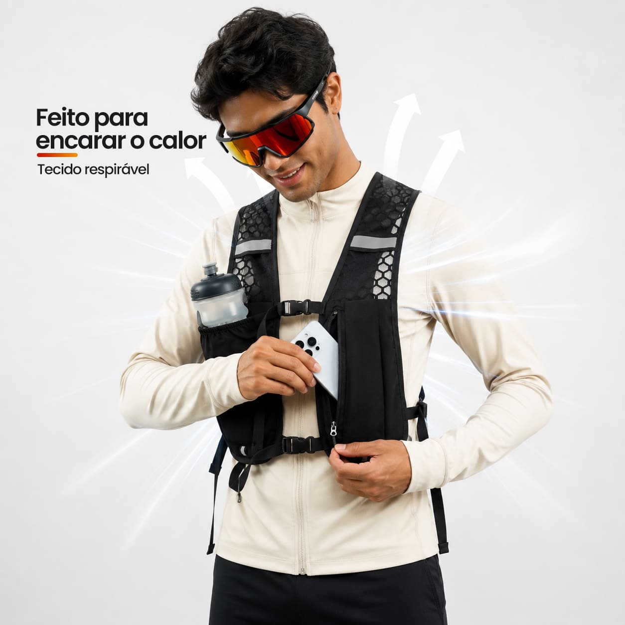 Colete de Corrida Multifuncional